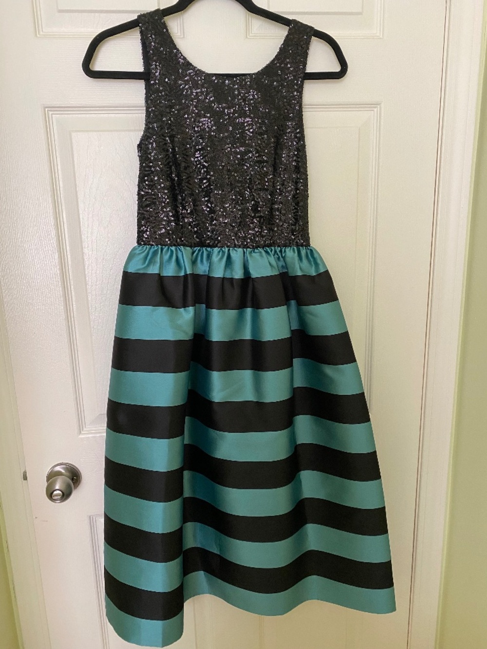 Leifsdottir "Starlit Stripes" Party Dress, Anthropologie